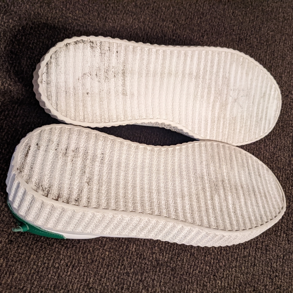 J/Slides Nyc Green And White Platform Sneakers - image 6